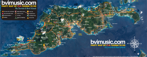 The BVI Party Map of Fun Things to Do